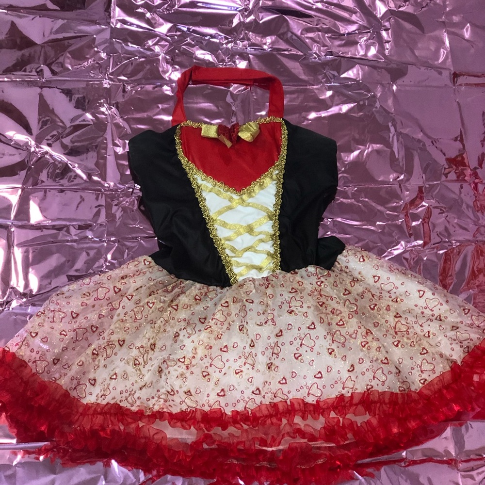 Large Halloween costume. Sexy red and black tutu